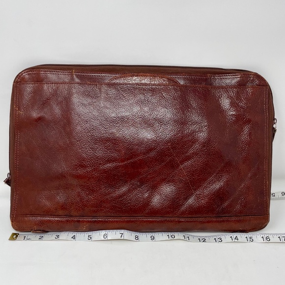 Wilson’s Vintage Brown Leather Briefcase - Picture 15 of 16
